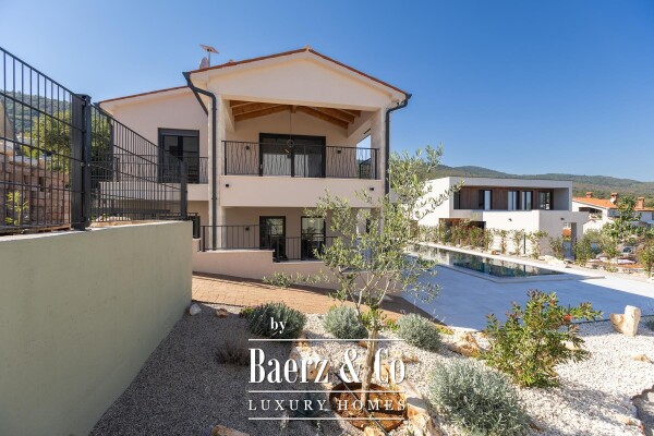 photo 9 Labin, Drenje, modern villa with pool and open sea view